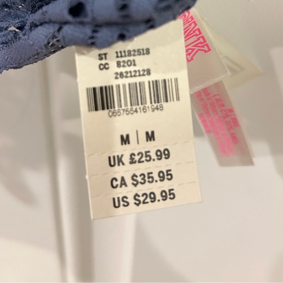 Victoria Secret PINK brand lace bralette purple NWT size medium - Picture 6 of 6